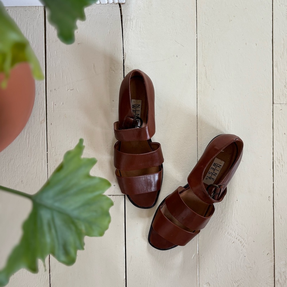 Nine West Leather Sandals
